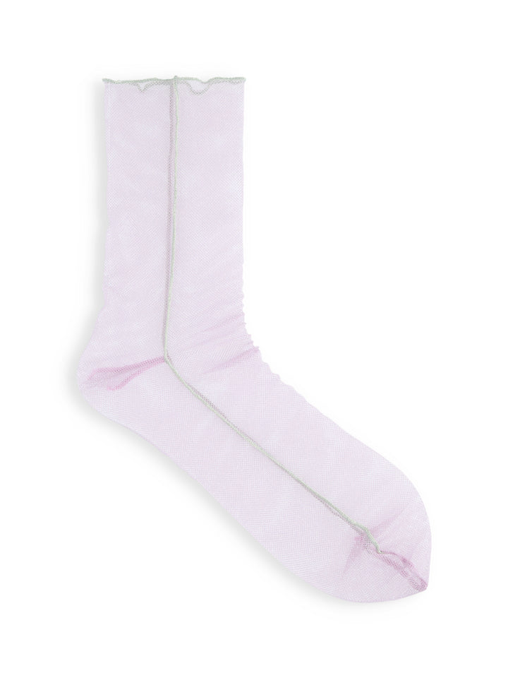 Tabio 01114-1031 Tulle Socks Lavender Pink
