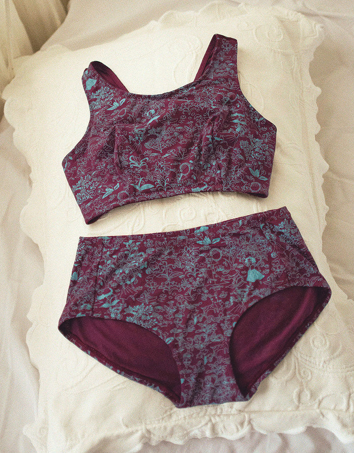 Tsumori Chisato Princess C Low waist panties dark purple