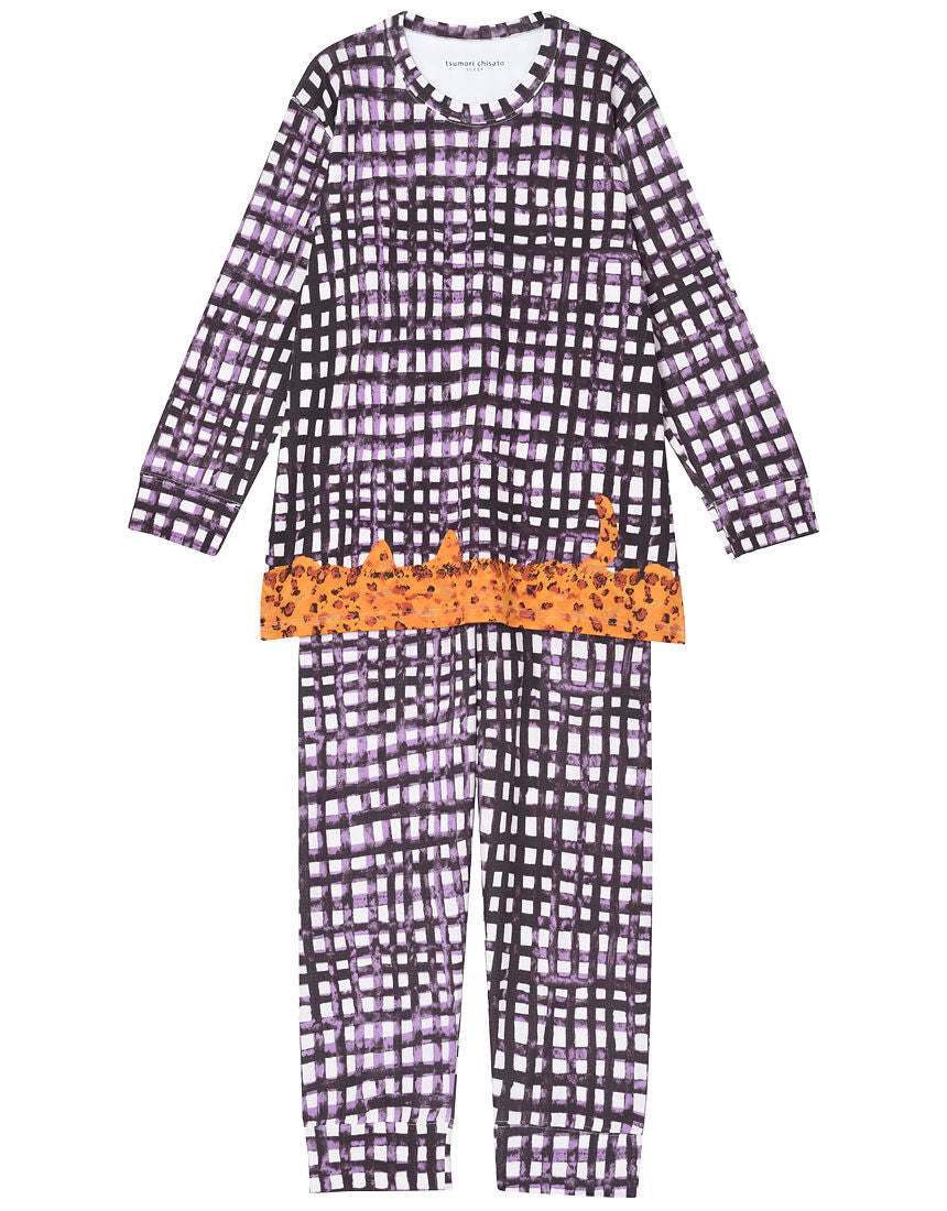Tsumori Chisato Checkered print pajama