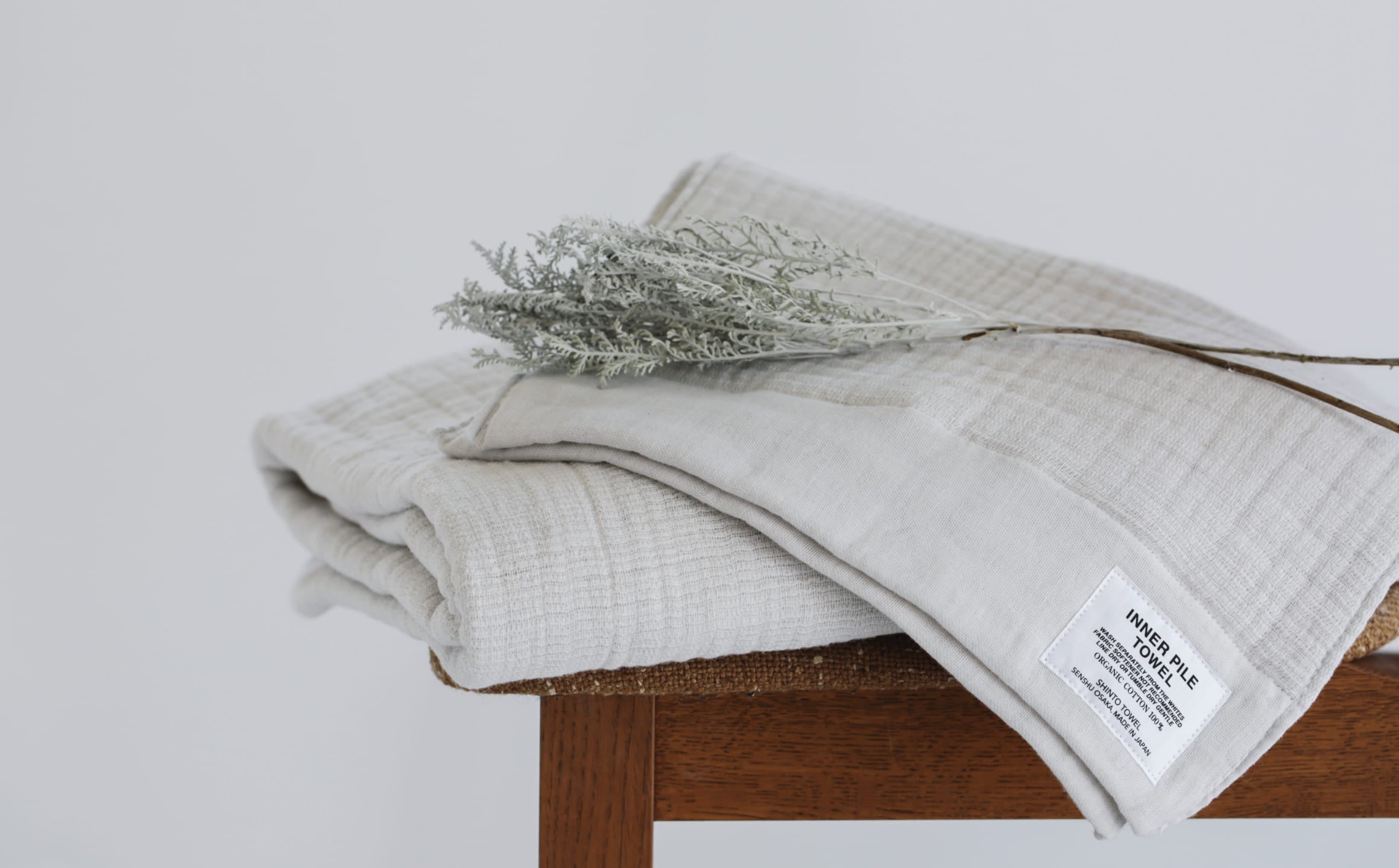100% organic cotton made in Japan