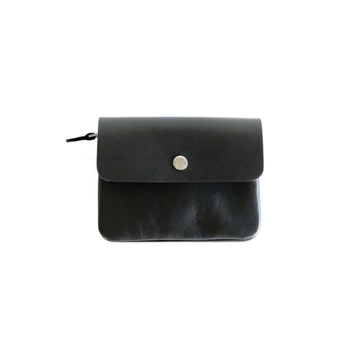 Standard Supply Pal Flap Wallet Black Leather