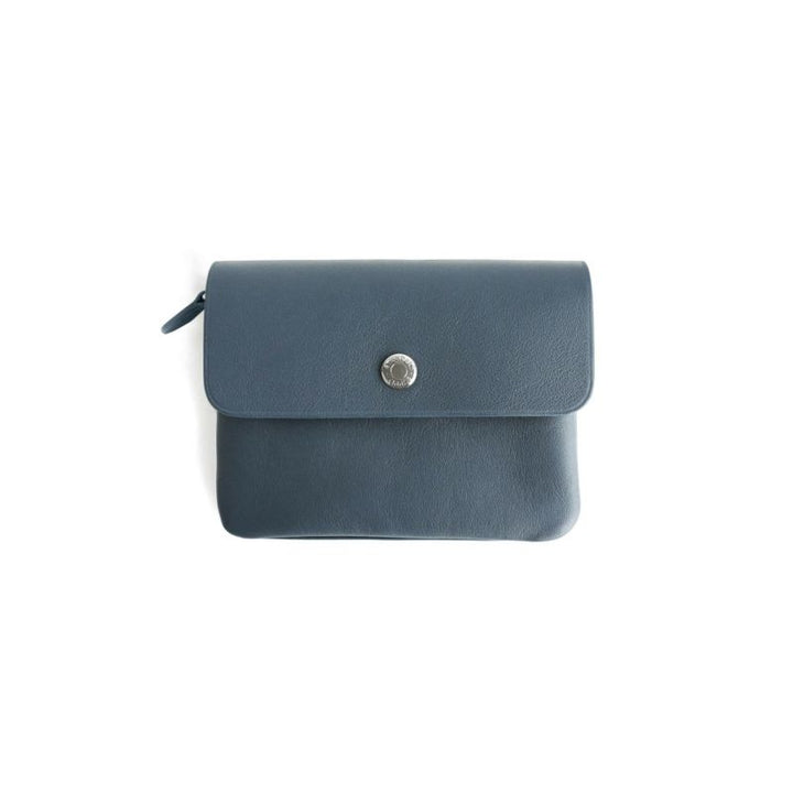 Standard Supply Pal Flap Wallet Blue-Gray Leather