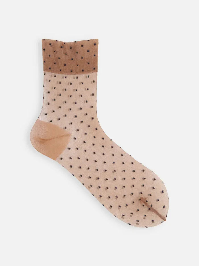 Tabio 021131981 Sheer dot short socks /various colors