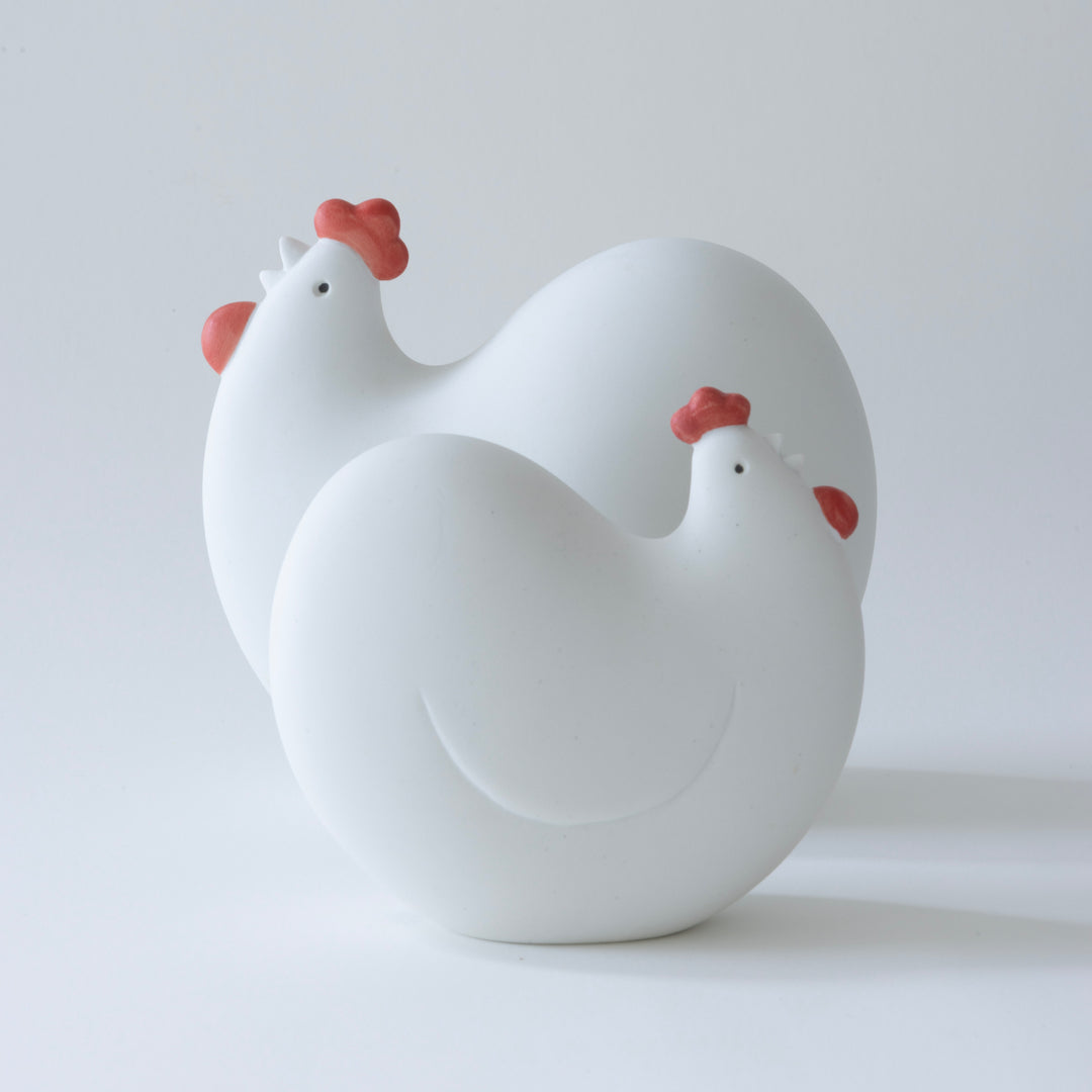 Kihara Porcelain Flat Chicken Large