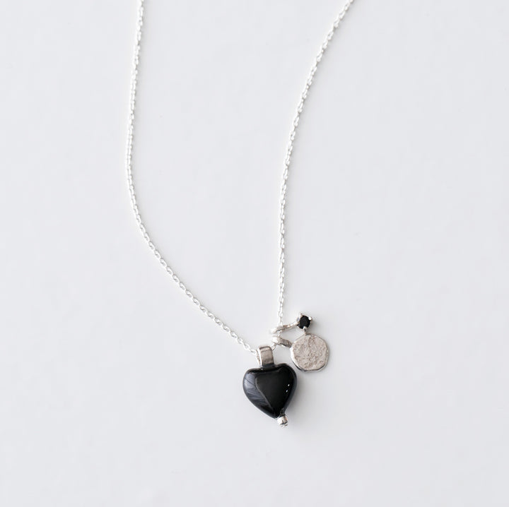 Aperdiem Suit Black Onyx Necklace