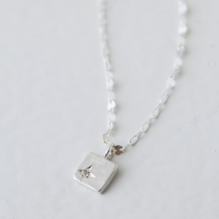 Aperdiem Starry Square Necklace