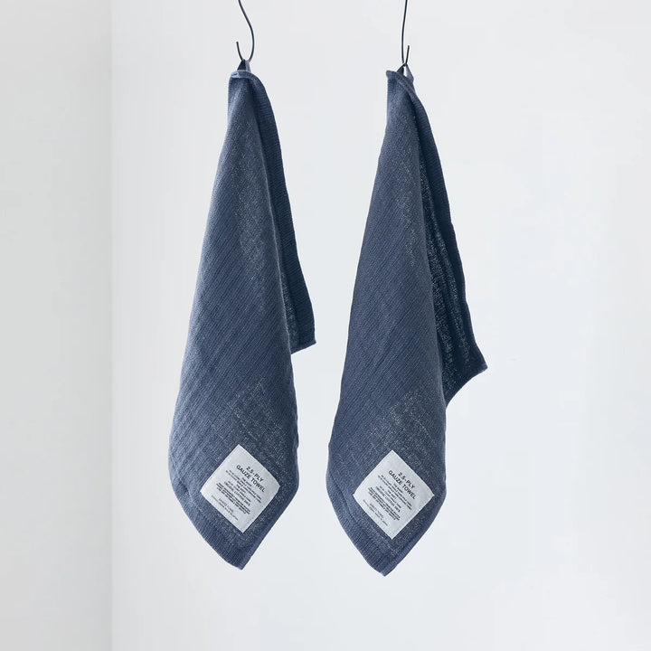 2.5 PLY GAUZE washcloth CHARCOAL