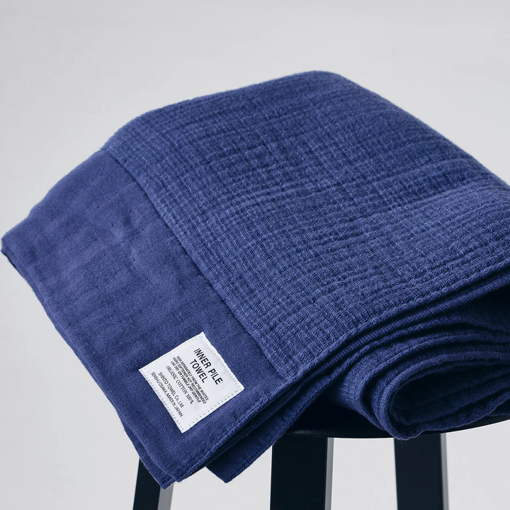NAVY - Inner Pile bath towel