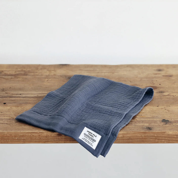 Inner Pile face towel CHARCOAL