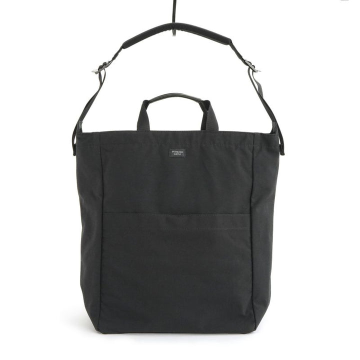 2WAY ZIP TOTE BLACK