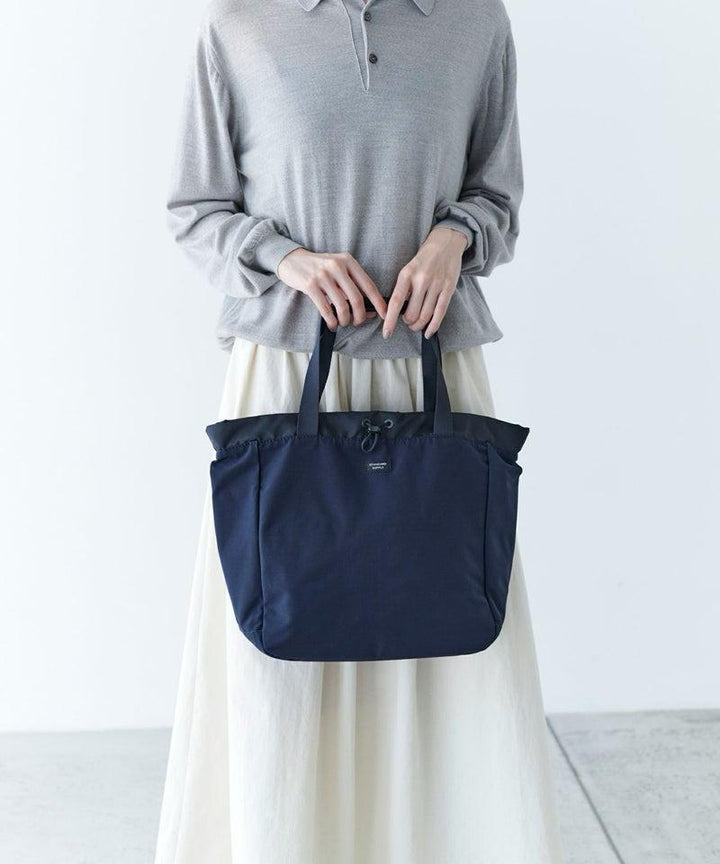 2Way Draw String Tote Dark Purple