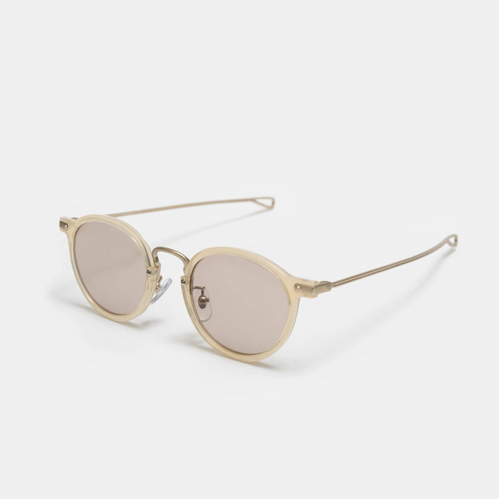 Ciqi Amy Ecru Sunglasses - Light Brown Lens