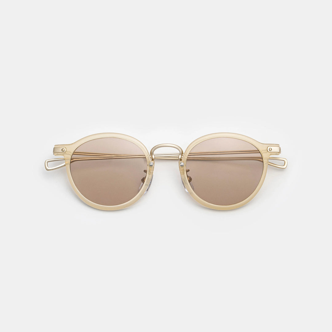 Ciqi Amy Ecru Sunglasses - Light Brown Lens