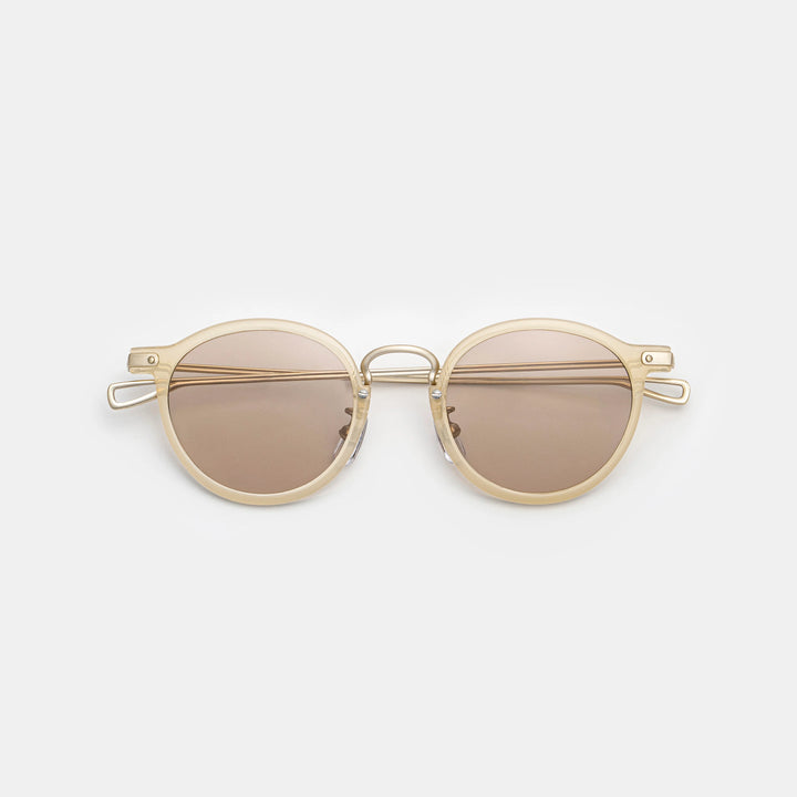 Ciqi Amy Ecru Sunglasses - Light Brown Lens