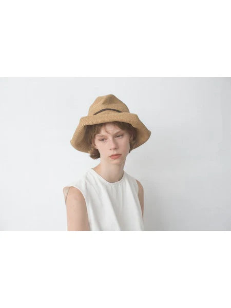 Mature HA MBOX-101LT NATURAL Boxed hat with Leather Belt