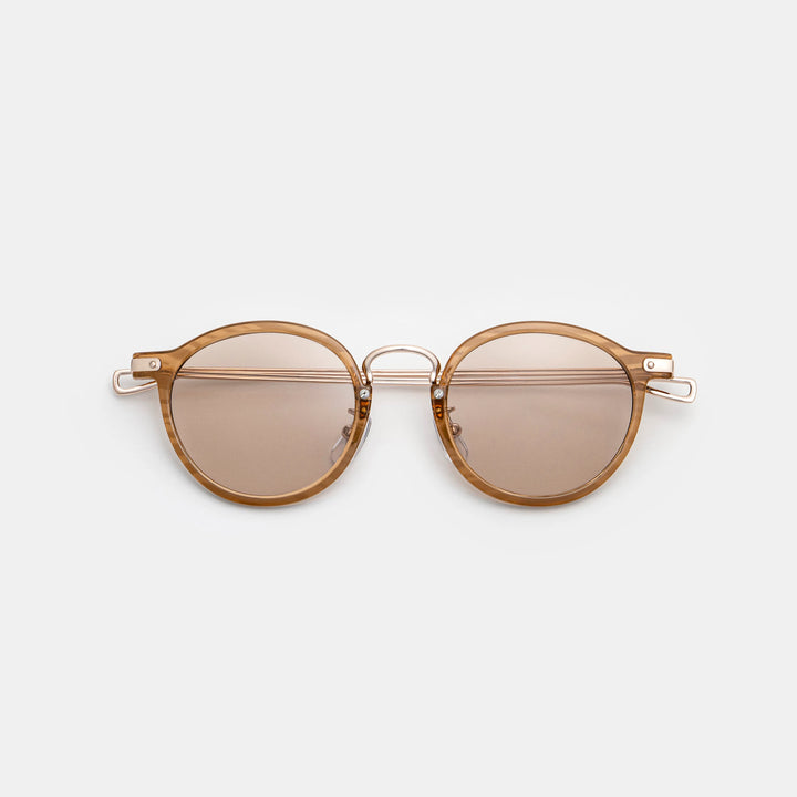 Ciqi Amy Light Amber Sunglasses - Brown Lens