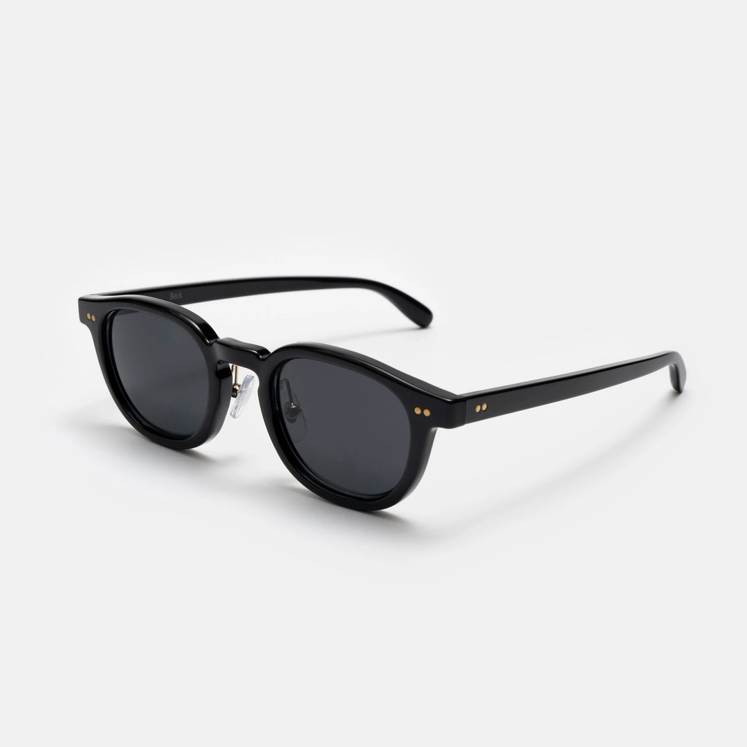 Ciqi Beck Black Sunglasses - Gray Lens