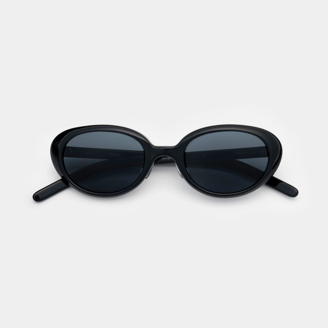 Ciqi Brett Black Sunglasses - Gray Lens