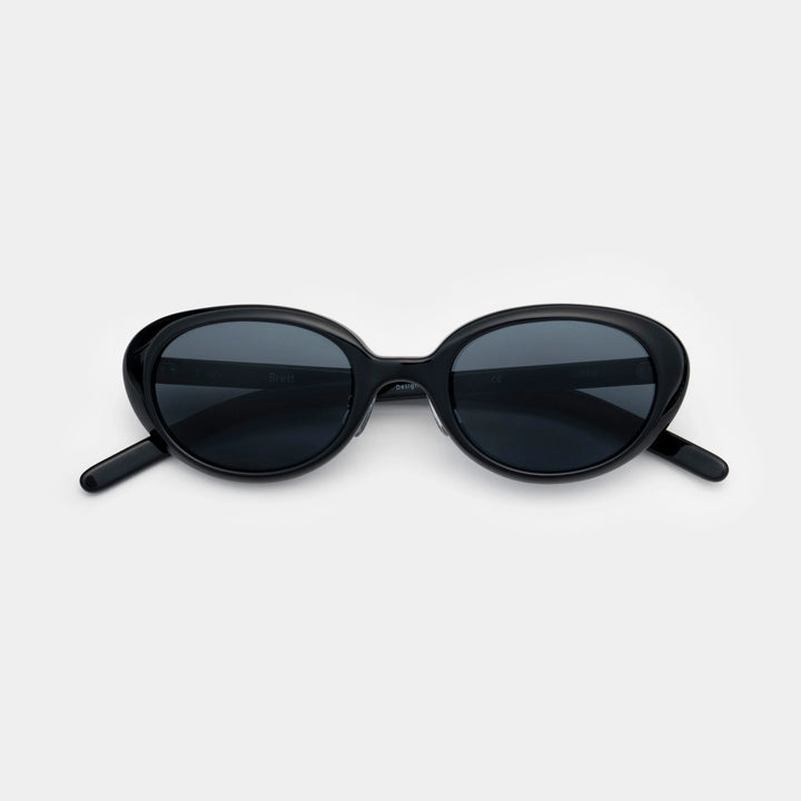 Ciqi Brett Black Sunglasses - Gray Lens