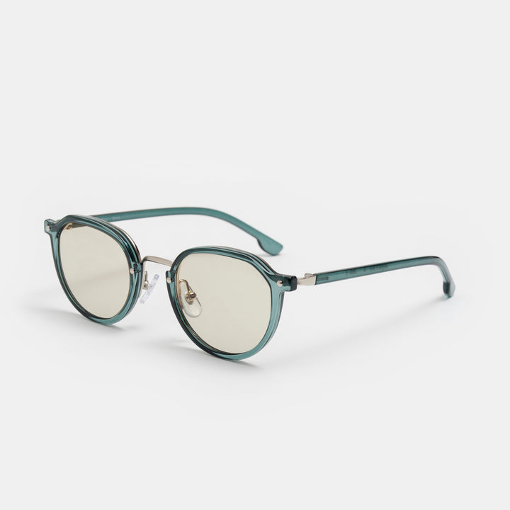 Ciqi Donny Aqua Blue Sunglasses - Light Gray Lens
