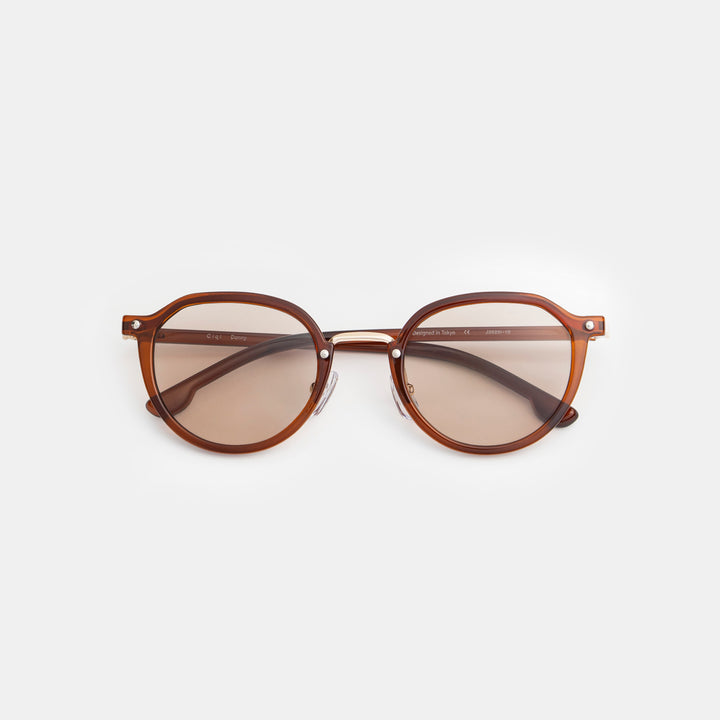 Ciqi Donny Brown Sunglasses - Light Brown Lens
