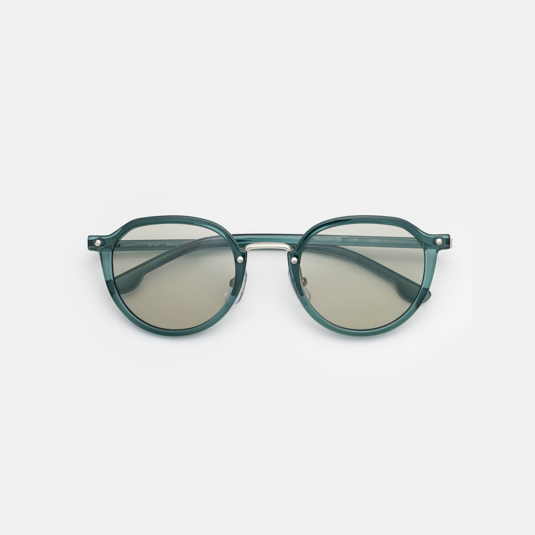 Ciqi Donny Aqua Blue Sunglasses - Light Gray Lens