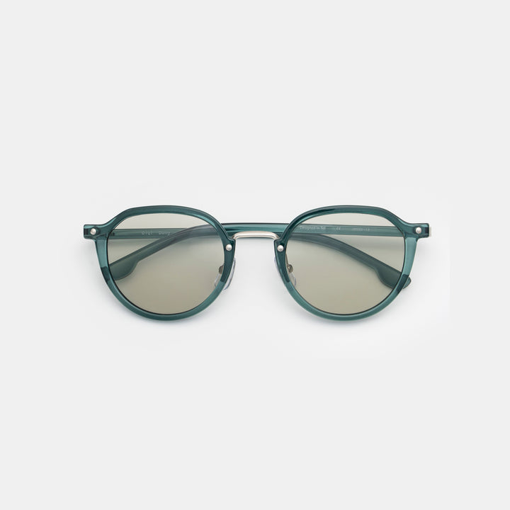 Ciqi Donny Aqua Blue Sunglasses - Light Gray Lens