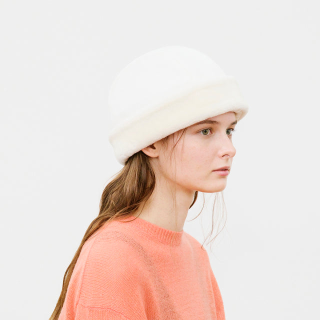 Mature Ha ECO-062WH hood cap herringbone