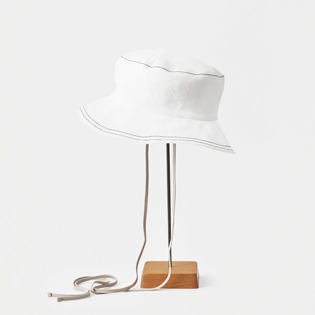 Mature Ha MAS23-32 Organdy hat middle wHITE