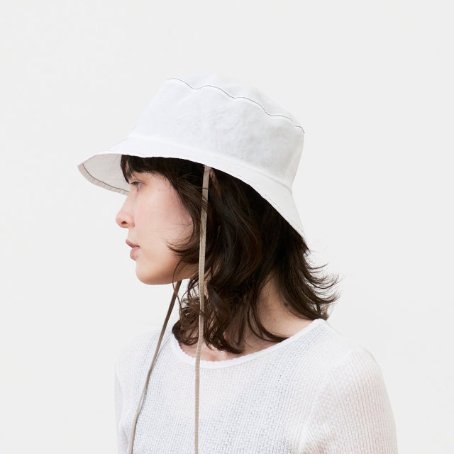 Mature Ha MAS23-32 Organdy hat middle wHITE