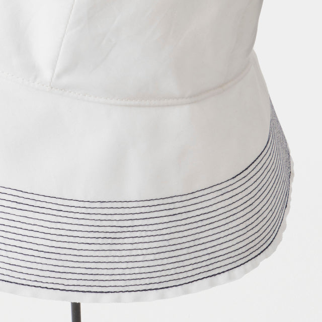 Mature Ha mas23-12 stitch hat WHITE