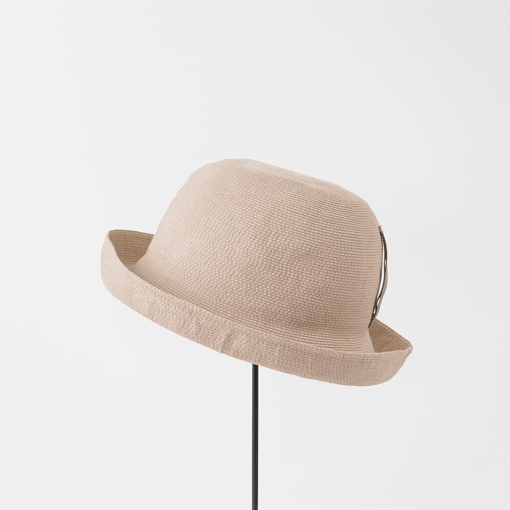 Mature Ha MAS25-73GRG Silk Linen Braid Hat / Greige