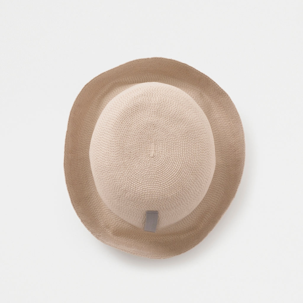 Mature Ha MAS25-73GRG Silk Linen Braid Hat / Greige