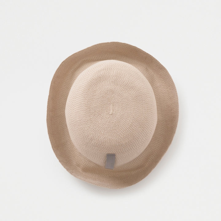 Mature Ha MAS25-73GRG Silk Linen Braid Hat / Greige