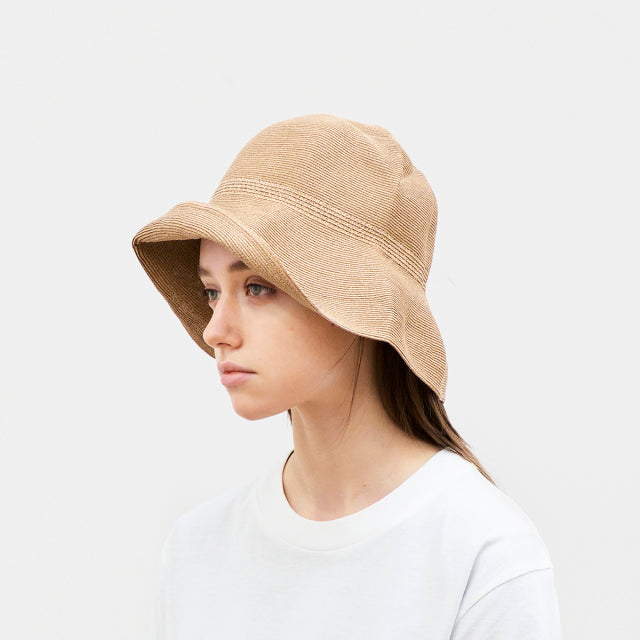 Mature Ha Water Proof paper braid hat switch wide