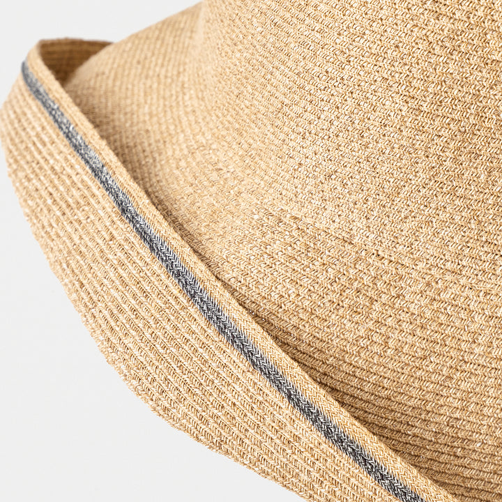 Water Repellent paper braid hat switch middle