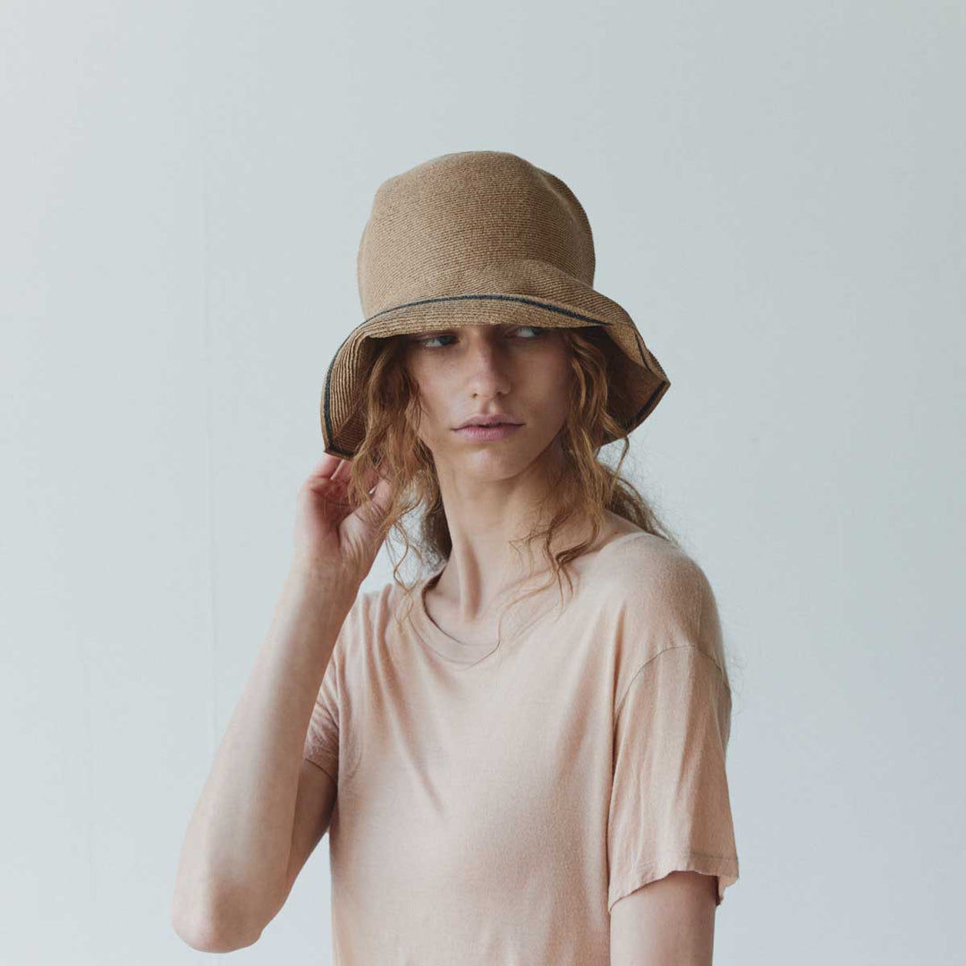 Water Repellent paper braid hat switch middle