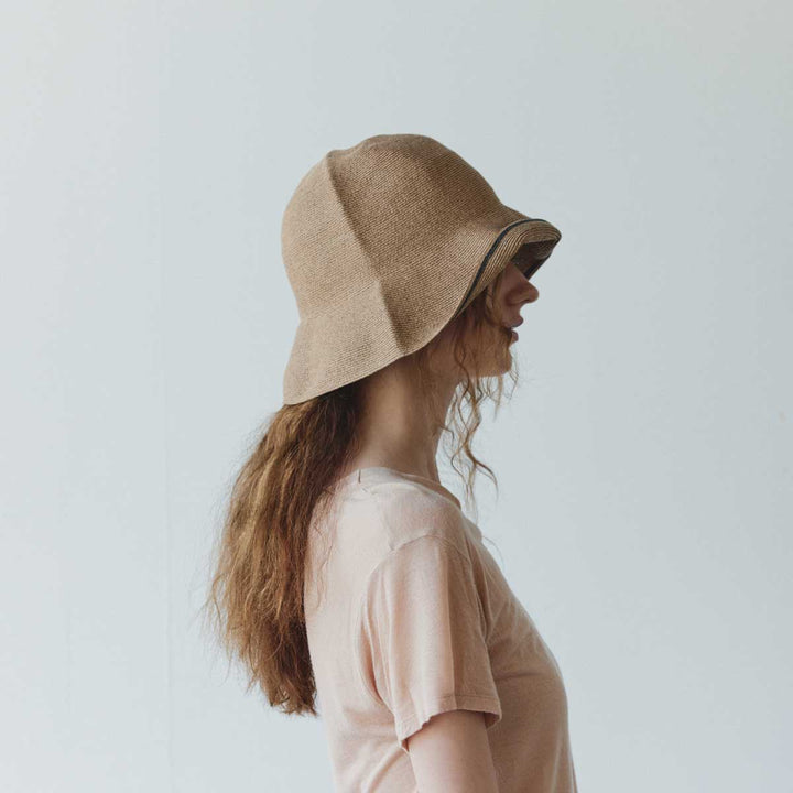 Water Repellent paper braid hat switch middle
