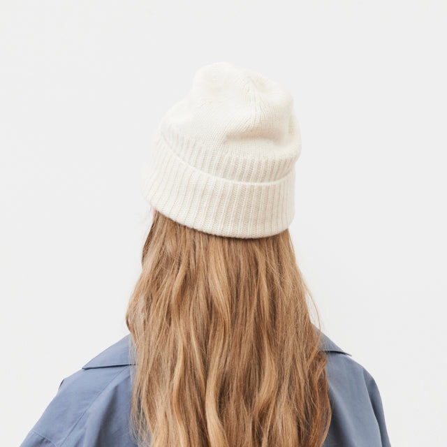 Mature Ha MRW-CAS001 knit cap  Cashmere White