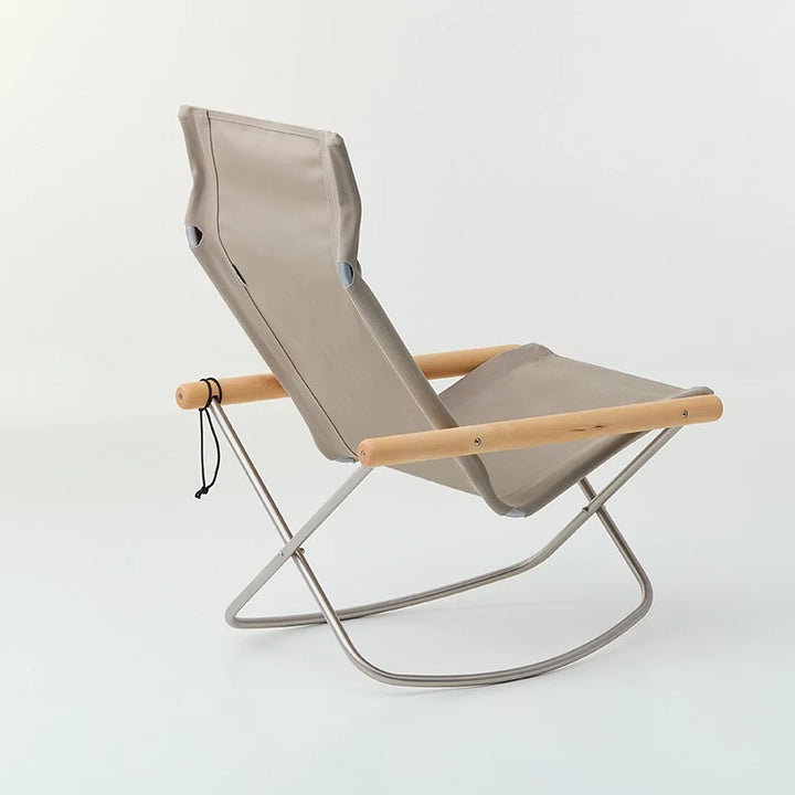 NychairX Rocking Pebble Grey - Oil Finish