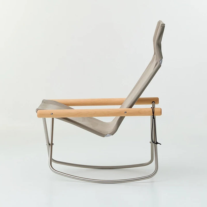 NychairX Rocking Pebble Grey - Oil Finish