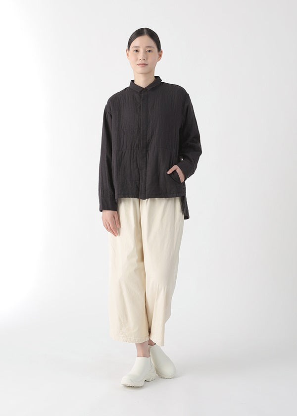 Plantation Marshmallow Gauze Shirt Black