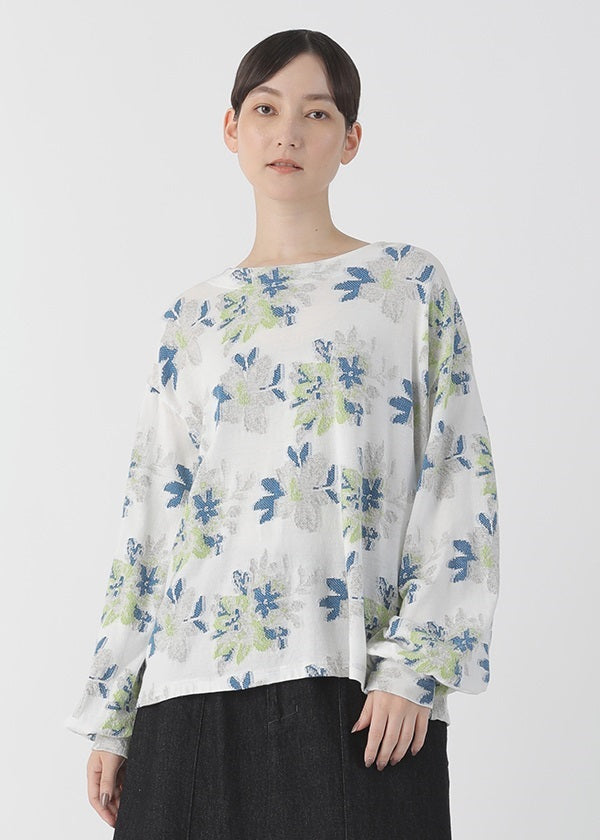 Plantation Flower Pattern Long sleeve