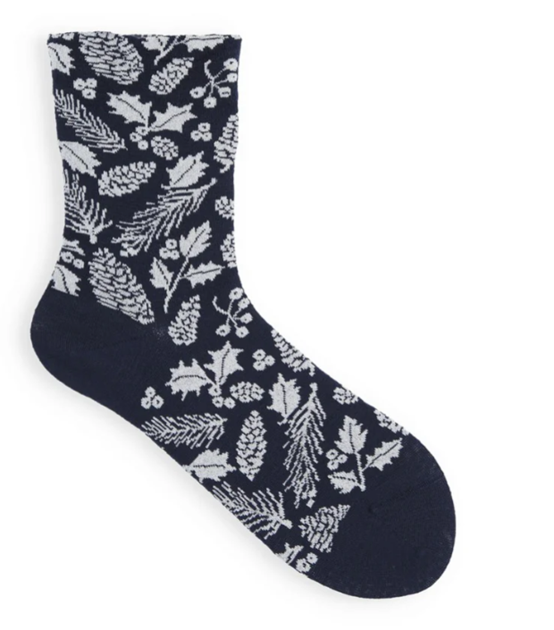 Tabio 021132420  Forest Motif short socks 3 colors