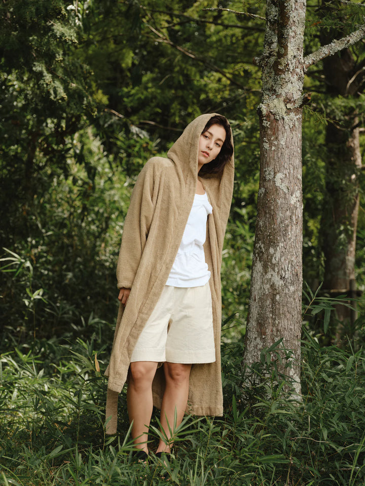 YUKINE BATHROBE KHAKI