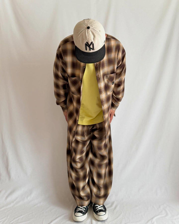 MOJA OMBRE CHECK PANTS