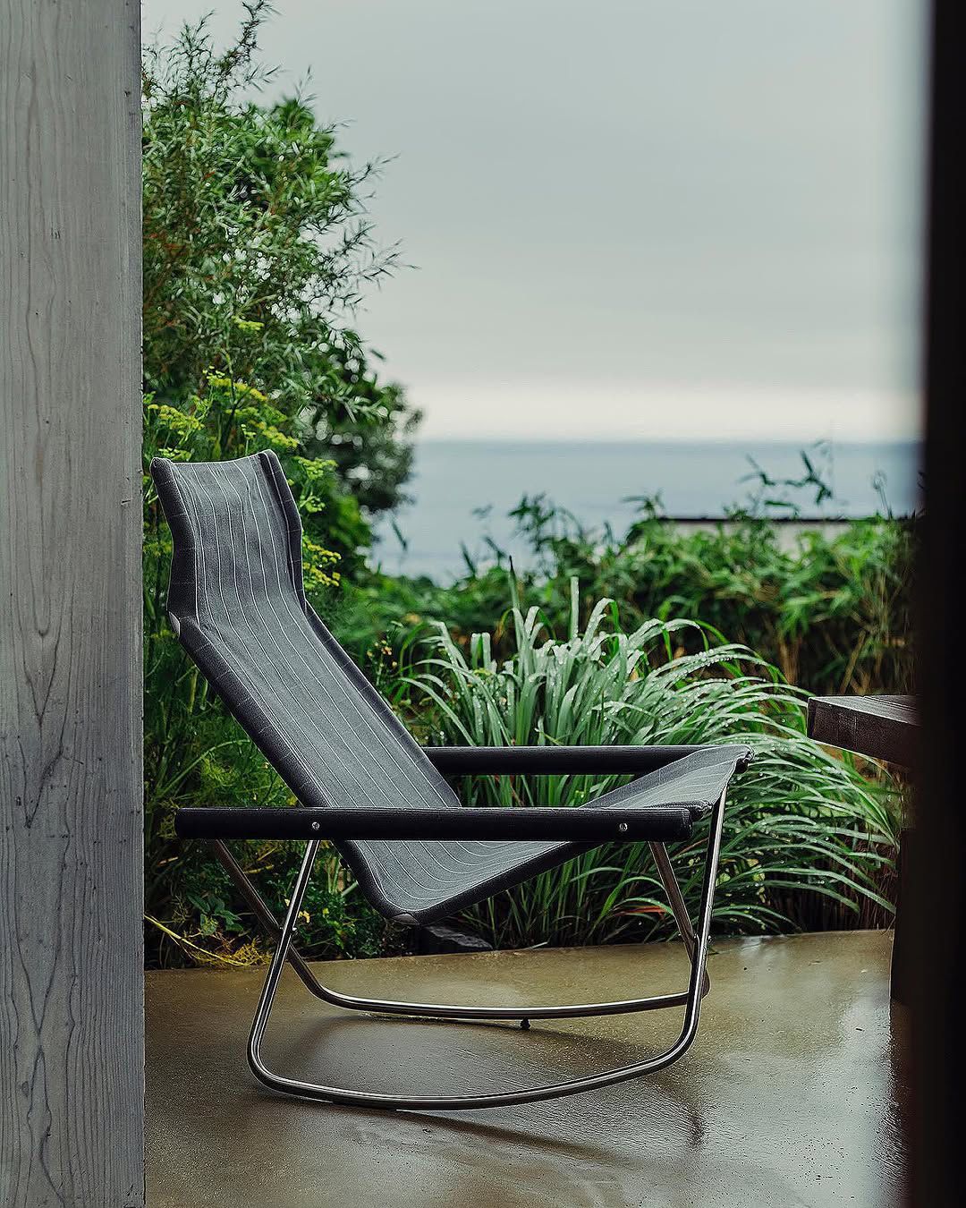 NychairX Rocking Shikiri Shoji Charcoal