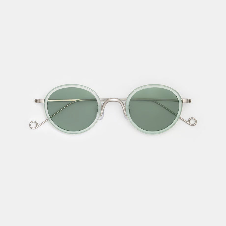 Carole Baijings × Ciqi Herbie Ice Green Sunglasses - Green Lens