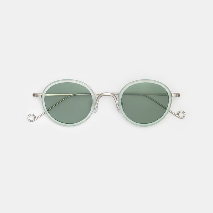 Carole Baijings × Ciqi Herbie Ice Green Sunglasses - Green Lens