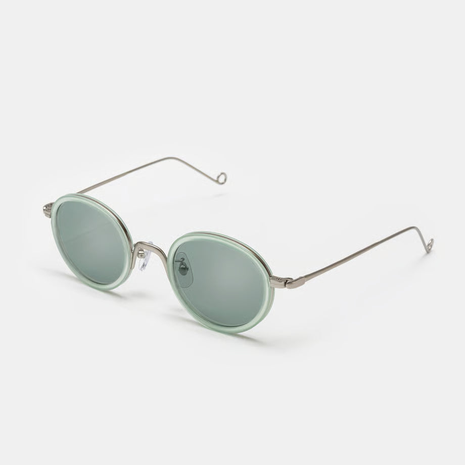 Carole Baijings × Ciqi Herbie Ice Green Sunglasses - Green Lens